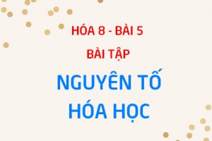 Bài tập về Nguyên tố hóa học, nguyên tử khối - Hóa 8 bài 5